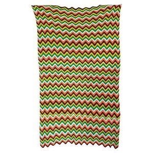 Vintage Crochet Afghan Large Granny‎ Blanket Throw Handmade Zig Zag Chevron